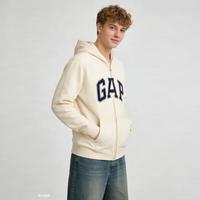 Gap 撞色字母logo连帽卫衣