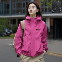 QNXEEY 防风连帽 女士短外套