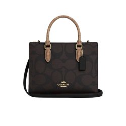 COACH Maggie托特包小方包女包单肩手提包节日礼物