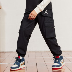 AIR JORDAN 儿童男童女童百搭梭织加绒长裤JDB-WP-C913