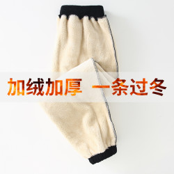 胖童裤子男童冬季羊羔绒厚款大码童装加肥加大棉裤加绒加厚运动裤