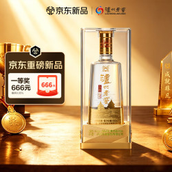 泸州老窖 头曲晶彩 浓香型白酒 52度 500ml 单瓶装