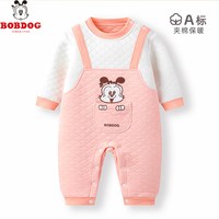 巴布豆 婴儿衣服宝宝连体衣冬季纯棉保暖哈衣秋冬款