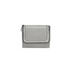 STELLA McCARTNEY 青年小号翻盖银色钱夹包 431000W91321220