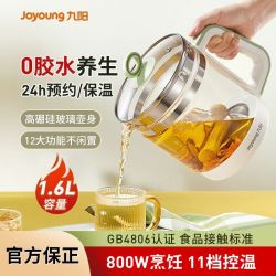 九阳 养生壶家用多功能保温玻璃办公室煮茶器炖煮烧水壶燕窝煮蛋
