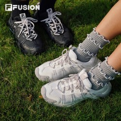 FILA 山脉鞋2丨FILA FUSION登山鞋户外老爹鞋女鞋徒步运动休闲鞋男