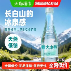 恒大冰泉 长白山天然低钠矿泉水 500ml