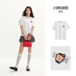 森马 什么T|森马BRUNCH BROTHER联名短袖T恤女夏纯棉刺绣2026新款上衣
