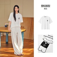 森马 什么T|森马宽松潮流印花T恤2026夏新款凉感速干圆领半袖情侣款