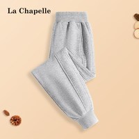 LA CHAPELLE KIDS 拉夏贝尔黑色裤子女童运动裤2026新款儿童长裤春秋款女孩秋季卫裤