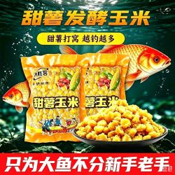 甜薯玉米老坛发酵甜薯窝料五谷钓鱼鲤鱼草鱼野钓