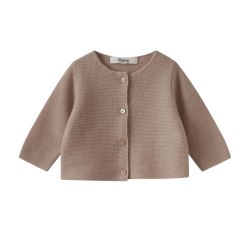 BONPOINT 法国童装男女童圆领系扣针织开衫PEBDA2620CA