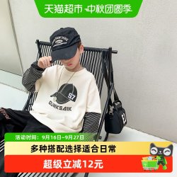 ZOSEE 童装男童t恤长袖儿童秋装2026新款男孩大童假两件上衣打底衫