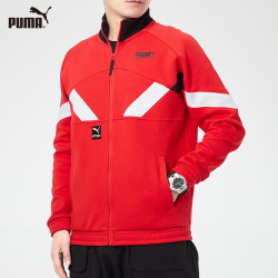 PUMA 男装潮流时尚立领休闲运动夹克外套 531339-11 S码