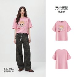 森马 XAHAA联名短袖T恤女夏中长款纯棉2026新款上衣