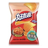 好丽友 好友趣 薯片 超值嗨享装 韩式泡菜味 125g 量大实惠