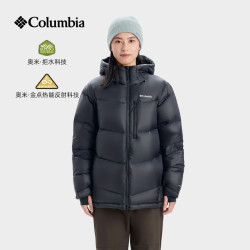 Columbia 羽绒服女26秋冬户外金点热能保暖防风拒水700蓬鸭绒外套WR1631 010 L