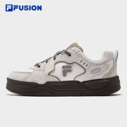 FILA BANK II丨FILA FUSION 情侣板鞋秋季女鞋轻便厚底运动鞋男鞋