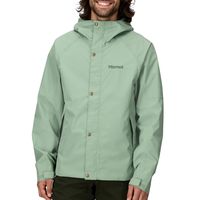 Marmot 男士防水透气冲锋衣 户外徒步夹克 环保面料防雨外套 玛瑙绿 Small