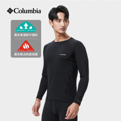 Columbia 保暖内衣男款26秋冬户外银点热能透气运动保暖内衣AE6323/AE6330 AE6323/011 M