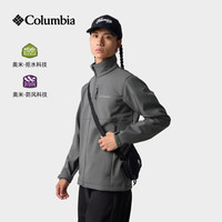 Columbia 26秋冬软壳衣男户外防风拒水徒步立领休闲夹克外套PE4933/WE6044 WE6044/023 XL