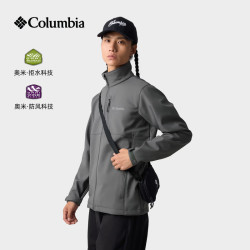 Columbia 26秋冬软壳衣男户外防风拒水徒步立领休闲夹克外套PE4933/WE6044 WE6044/023 XL