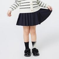 巴拉巴拉 学院风中大童儿童裙子女童短裙百褶半身裙公主裙春秋季甜美高级感