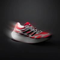 adidas 三叶草 网面透气缓震时尚轻便舒适厚底增高情侣鞋ADIZERO专业跑鞋