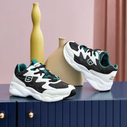 斯凯奇 夏季女鞋薄款厚底透气舒适运动跑步老爹鞋896005