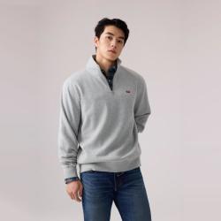 Levi's 李维斯26年秋季新款男士美式复古立领加绒针织休闲卫衣