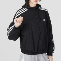 88VIP：adidas 女子梭织夹克透气舒适休闲上衣户外运动潮流外套