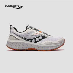 saucony EXCURSION TR18远足18男子入门户外越野运动跑鞋 灰黑43