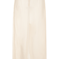 限尺码：ZARA 纯色透视轻薄中长款半身裙