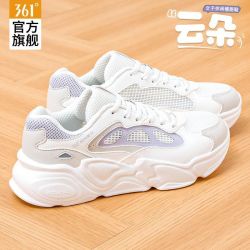 361° 女鞋运动鞋2026秋季女士跑鞋网面透气爆款减震软底休闲跑步鞋