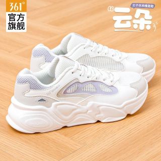 361° 女鞋运动鞋2026秋季女士跑鞋网面透气爆款减震软底休闲跑步鞋