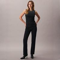 ZARA 女士时尚潮流简约纯色日常百搭亮钻装饰圆领休闲无袖T恤