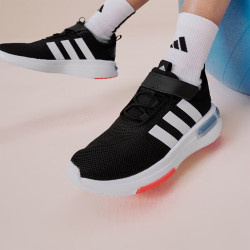 adidas 儿童RACER TR23 EL 魔术贴运动休闲鞋ID0335 黑色    2