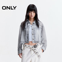 ONLY 2026秋季新款上衣舒适印花宽松翻领短款长袖衬衫女|125305021