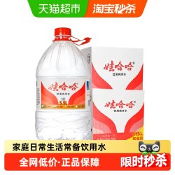 娃哈哈 纯净水 5.5L*4桶