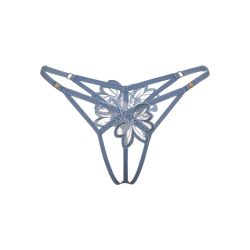 维密 维密花卉刺绣开裆低腰细带性感丁字裤内裤女2026新款薄款