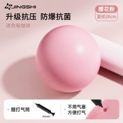 竞石普拉提瑜伽球核心训练盆底肌家用小球塑形美体居家防爆健身球