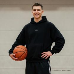 NIKE 春秋季运动健身篮球男子连帽针织套头卫衣