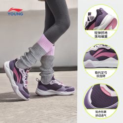 LI-NING KIDS 李宁童鞋辰辉休闲鞋男女大童2026新款减震回弹经典时尚低帮童鞋