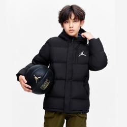 AIR JORDAN Jordan 经典飞人男童加厚羽绒服中大童耐克中长款外套