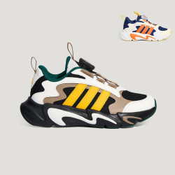adidas 童鞋26夏秋男童运动鞋PLAYFLEX小波浪小大儿童网面旋钮鞋子LA6971