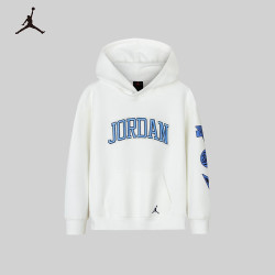 Jordan 耐克AJ童装儿童连帽卫衣乔丹飞人男童春季套头卫衣潮流舒适上衣