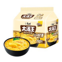 康师傅 方便面大汤王枸杞鸡汤面110g*5袋大面饼袋面泡面速食食品