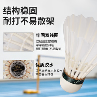 亚狮龙 Century 鹅毛 77速 12只装 羽毛球