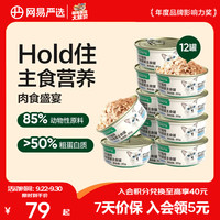 网易严选 全价猫用主食罐猫粮 三文鱼罐85g*12罐