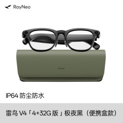雷鸟智能眼镜 V4 AI拍摄拍照翻 智能眼镜